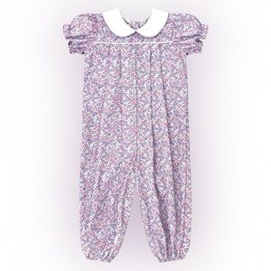 Leighann Longall - 12m Sweet Pea Floral onesie